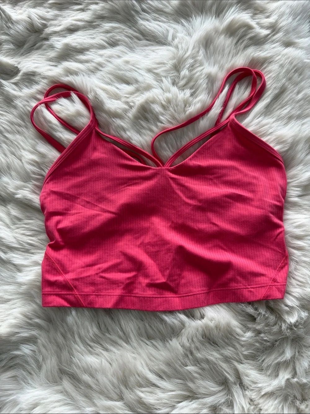 lululemon athletica Strappy Bralette - Hot Pink